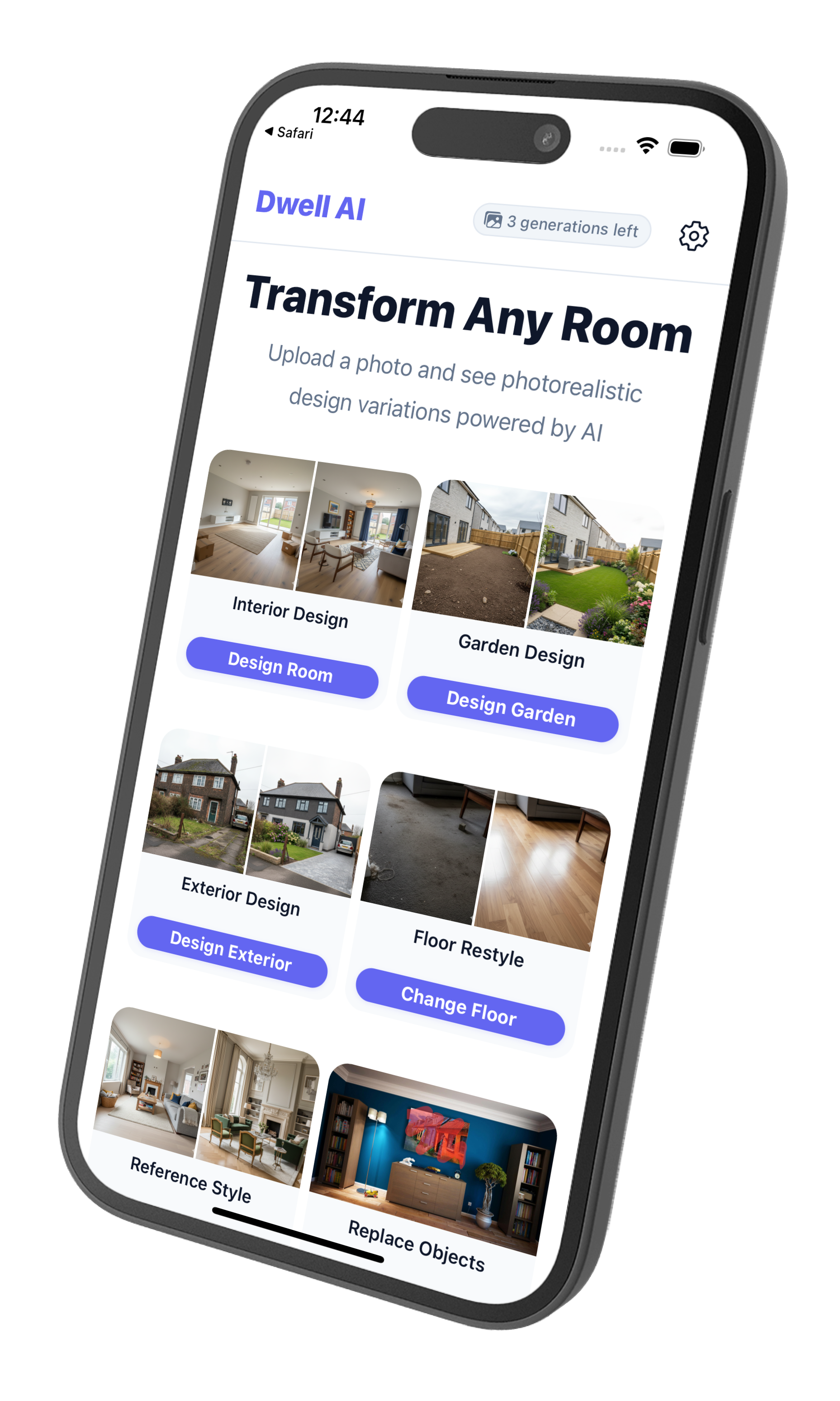 Dwell AI App Screenshot